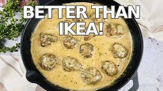 Just Like Grandmas  Easy Swedish Meatballs and Gravy [upl. by Anetsirk]