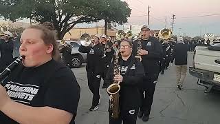 ESU Hornet Walk in downtown Corsicana Texas ahead of the 2023 Heritage Bowl [upl. by Nylrac187]