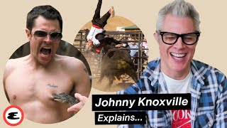 Johnny Knoxville On Quitting Jackass and Cut Stunts From Jackass Forever  Explain This  Esquire [upl. by Acinyt]