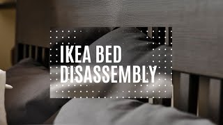 IKEA IDANAS Bed Frame Disassembly [upl. by Ajile]