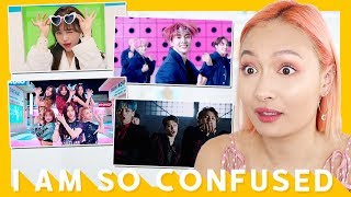 ROCKET PUNCH THE BOYZ WEKI MEKI D1CE MV REACTION [upl. by Llemej]