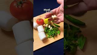 Mooli Ki Chutney Recipe 😋chutney moolirecipe shortsfeed food youtubeshorts cooking [upl. by Nodyarb]