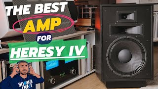 Chasing the best amplifier for Klipsch Heresy IV Review [upl. by Cary]