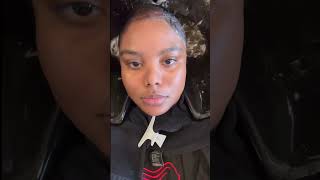 Part 2… Getting chocolate brown hair color fyp olaplex colorwow chocolatebrownhair naturalhair [upl. by Icram]