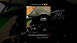 zx10r top speed ❤‍🩹⚠️⚠️⚠️ subscribe shortvideo motovlog [upl. by Susann]