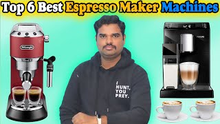 ✅ Top 6 Best Espresso Coffee Machine In India 2023 With Price Mini Espresso Review amp Comparison [upl. by Sprage426]