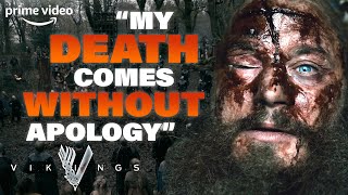 The Death of Ragnar Lothbrok and His Final Speech  Vikings  Prime Video [upl. by Ietta]