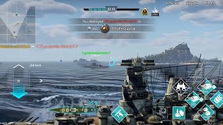 Platooning w godzeus1power bonus 55 kills Yamato match  War Thunder mobile [upl. by Waring697]