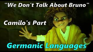 Encanto 2021 quotWe Dont Talk About Brunoquot Camilos Part MultiLanguage  Germanic Languages [upl. by Leksehc]