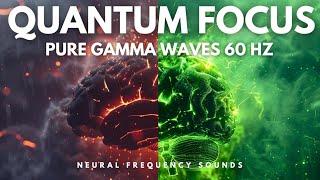 Gamma Hyperfocus Brain Ignition Isochronic Tones  Intense Focus amp Energy [upl. by Ayhtak765]