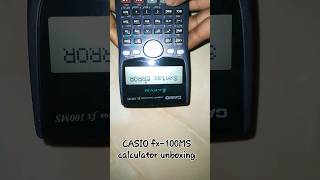 calculator unboxing fx 100ms casio fx100ms  calculator [upl. by Okia]