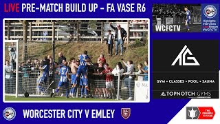 City v Emley PreMatch Build Up [upl. by Noyk119]