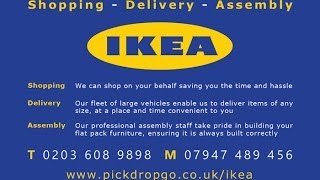 IKEA Pax Wardrobe with Hinged Doors Assembly Instructions PICKDROPGO lakeside wembley tottenham [upl. by Eibot991]