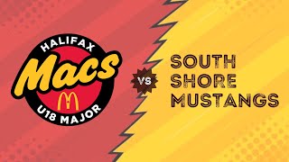 Halifax Macs vs South Shore Mustangs [upl. by Ielak]