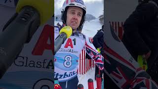 Dave Ryding on his 3rd podium in 6 years in Kitzbühel [upl. by Stephenie110]