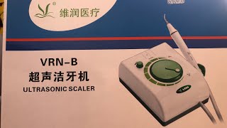 Dental Ultrasonic Scaler Model B Make VRN fixed hand piece with 5 tips [upl. by Nivanod]