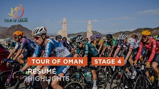 Tour of Oman 2024  Highlights of Stage 4 [upl. by Alliscirp]