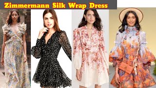 Zimmwrmann Silk Wrap DressDress Design164Mix Design [upl. by Niamrahc]