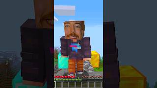 MRBEAST VS FAKE MRBEAST 🤑 shorts minecraft [upl. by Ettenan594]