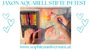 JAXON AQUARELL WACHSPASTELLE Produkt Test  Sophiesuniversum [upl. by Benita917]