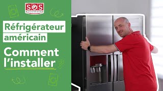 Comment installer frigo américain  Tous nos conseils pour la mise en service dun réfrigérateur US [upl. by Elenore868]