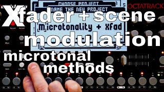 Octatrack Microtonality CrossfaderScene Modulation [upl. by Eamanna]