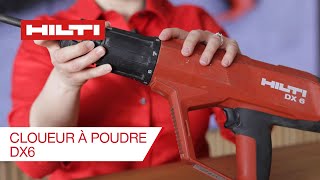 Vos applications de clouage 5 fois plus rapides avec le cloueur Hilti DX 6 [upl. by Hanny]