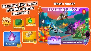 Buying The New Smash Pass Season Burnout  Smash Karts [upl. by Eniaj]