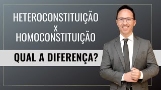 Heteroconstituição X Homoconstituição qual a diferença [upl. by Tzong341]