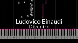 Ludovico Einaudi  Divenire Piano Tutorial [upl. by Alomeda]