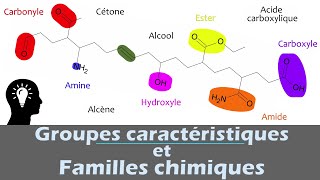 Groupes caractéristiques et familles  nomenclature chimie organique [upl. by Brittnee]