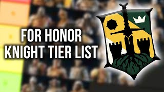 For Honor Knights Tier List [upl. by Larual]