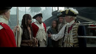 Jack Sparrow Meet Commodore Norrington  Pirates Of The Caribbean [upl. by Halyk]