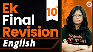 Final Revision  English Full syllabus CBSE Class 10 Oshin Maam Vedantu910 [upl. by Shadow404]