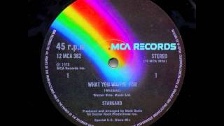 STARGARD  WHAT YOU WAITING FOR DISCO MIX [upl. by Tierza]