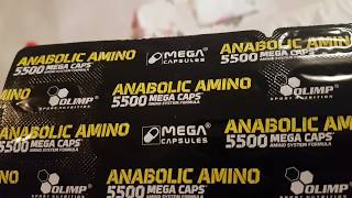 Аминокиселини ANABOLIC AMINO 5500 mega caps аСм [upl. by Annayt501]