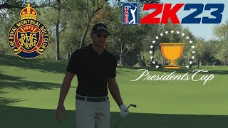 PGA Tour 2K23 Royal Montreal Golf Club 2024 Presidents Cup [upl. by Alhsa]