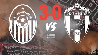 Shkëndija vs Vardar 30  03032024 Ballistët [upl. by Kciredorb]