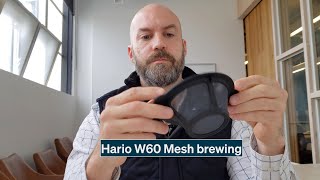 Brewing with the Hario W60 Mesh filter [upl. by Broder]