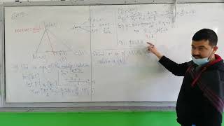 Grade 9 Orthonormal System video 11 Equations Of median and height [upl. by Nemad]