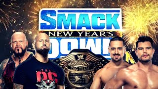 The OC vs Los Lotharios WWE World Tag Team Championship Smackdown New Years Evil WWE 2K23 [upl. by Girvin]