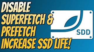 How To Disable amp Enable Prefetch and Superfetch In Windows 10  Increase Your SSD Lifespan [upl. by Antonella]