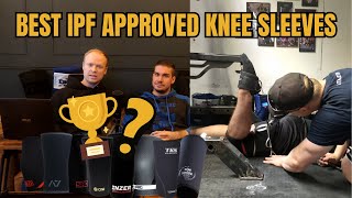 Powerlifting Knee Sleeve Review  IPF APPROVED SBD Inzer Oni Strengthshop A7 Titan Hansu [upl. by Levy235]