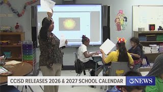 CCISD releases calendars for next 2 academic years [upl. by Strickler]