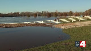 Wedding venue and event space swamped by flooding just months after tornado [upl. by Naenaj251]