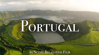 Portugal 4K  Scenic Relaxation Film With Calming Music [upl. by Brackely]