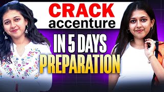 🔥Accenture  How to Crack in 5days Preparation  Accenture Complete Process🔥 [upl. by Brendin]