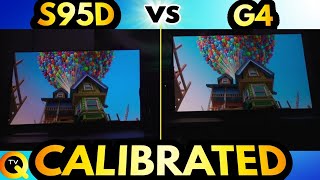 LG G4 vs Samsung S95D Calibrated Comparison Exclusively On QTV [upl. by Bearce]