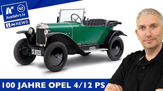 100 Jahre Opel 412 PS Opel Laubfrosch und Fließbandfertigung in Deutschland  AusfahrtTV Classic [upl. by Berthoud]