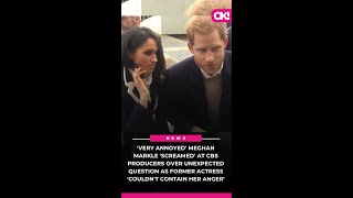 Meghan Markle Screamed at CBS Producers Over Unexpected Question [upl. by Ralaigh258]